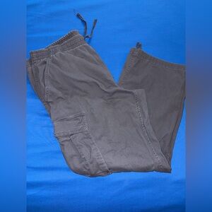 No Boundaries Men's Charcoal Cargo Pants